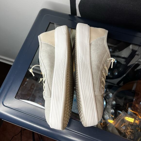 Hey Dude Cody W Heathered Knit Mesh Shoes Women's Size W9 Light Grey Slip Ons - Picture 7 of 7